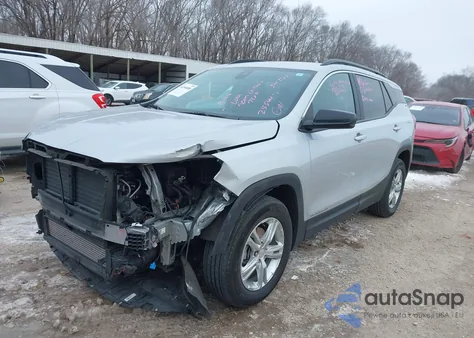 2022 GMC Terrain Fwd Sle z USA, uszkodzony, nr VIN 3GKALMEV8NL138889